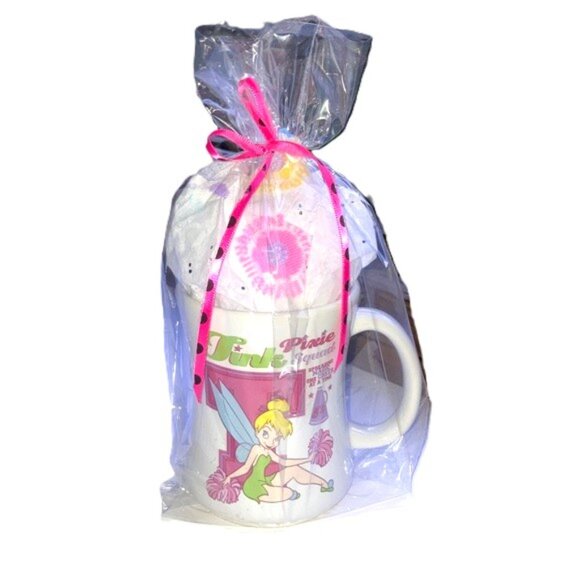 TINK Pixie Squad Tinkerbell Disney 12 oz Mug with Socks GIFT SET - Picture 3 of 11